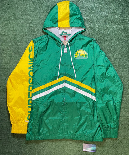 Seattle Supersonics Hardwood Classics Undeniable Full-Zip Windbreaker