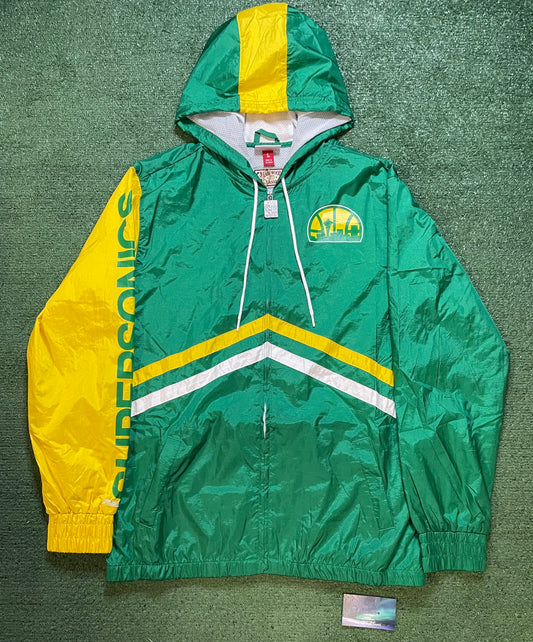 Seattle Supersonics Hardwood Classics Undeniable Full-Zip Windbreaker