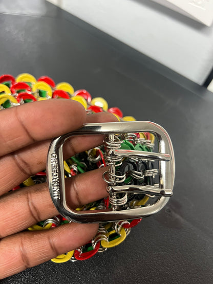 Greedy unit Rasta bottle tab belt