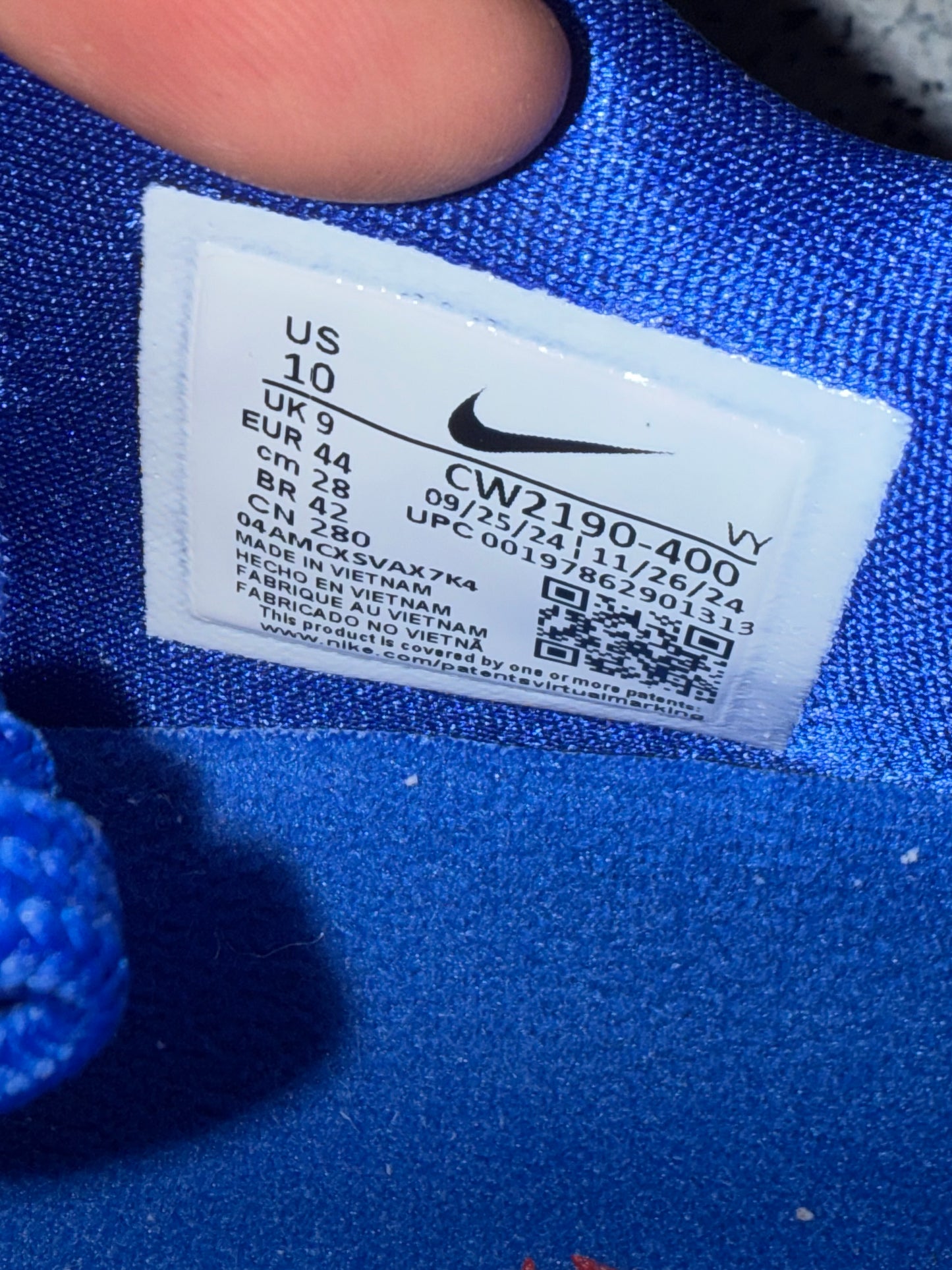Nike Kobe 6 Dodgers 10 Men/11.5 Women “Preowned”