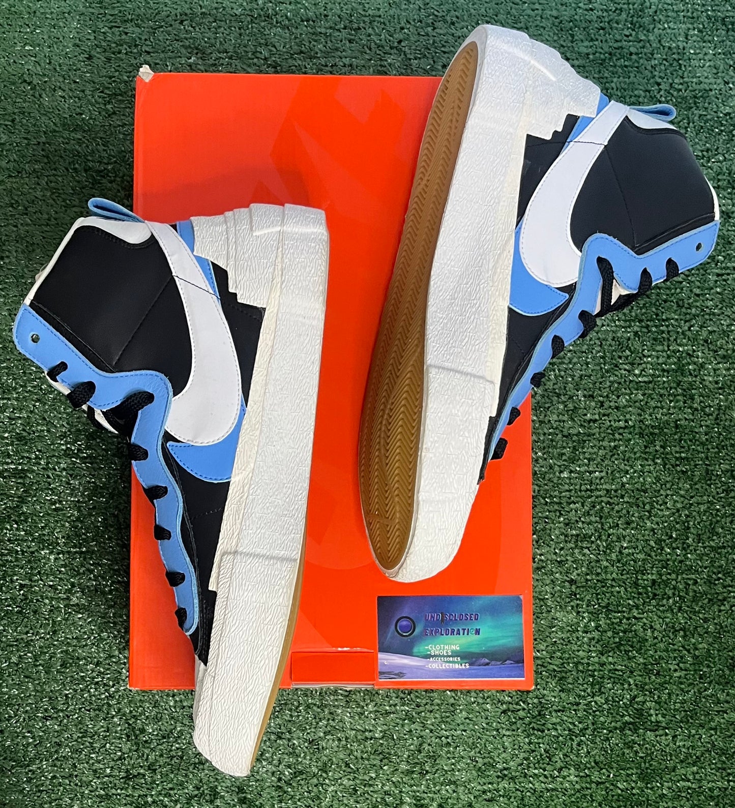 Nike Blazer Mid x Sacai Legend Blue Size 12mens/13.5womens