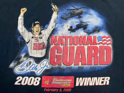 Vintage 2000s Dale Earnhardt Budweiser shootout tee