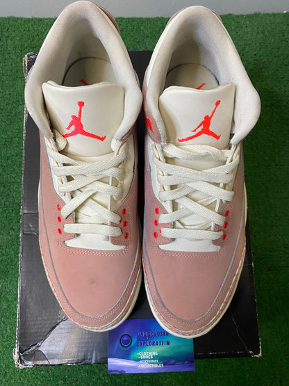 Jordan 3 rust pink size 9.5men/11women