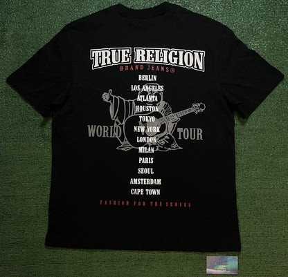 True Religion jet black tour tee
