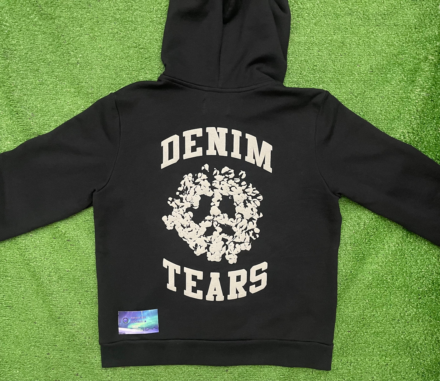 Denim Tears University Zip Hoodie Black SS24