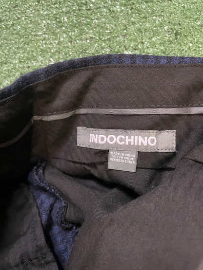 Indochino blue checkered pants