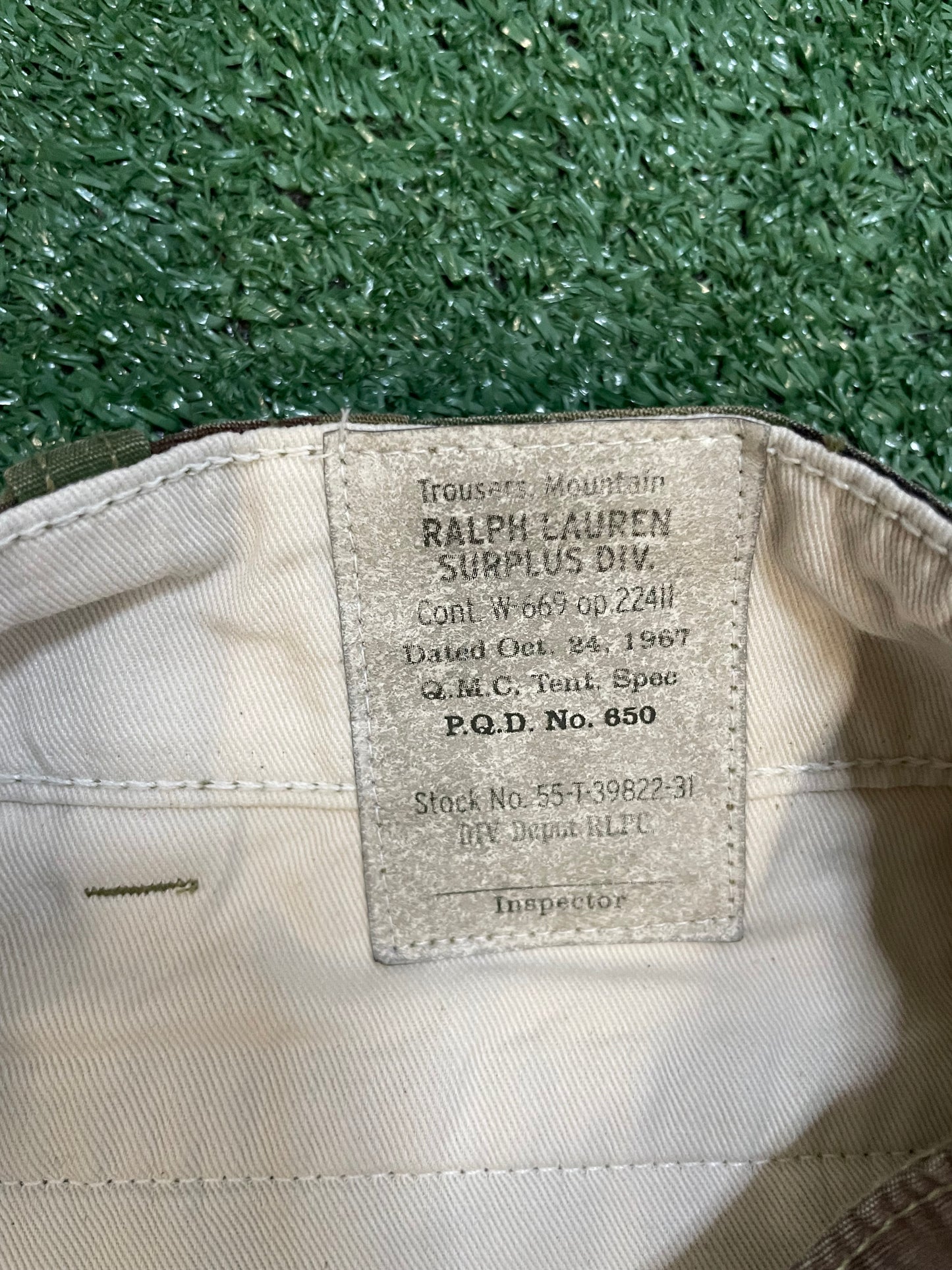 Polo Ralph Lauren camo utility cargo pants