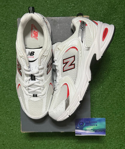 New Balance 530 White Blast Red