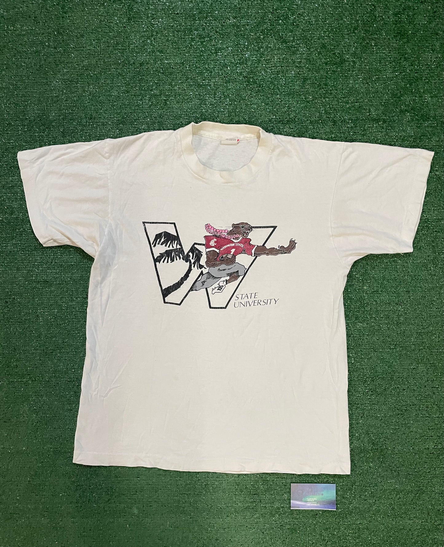 Vintage 1980s Washington state university WSU aloha bowl tee