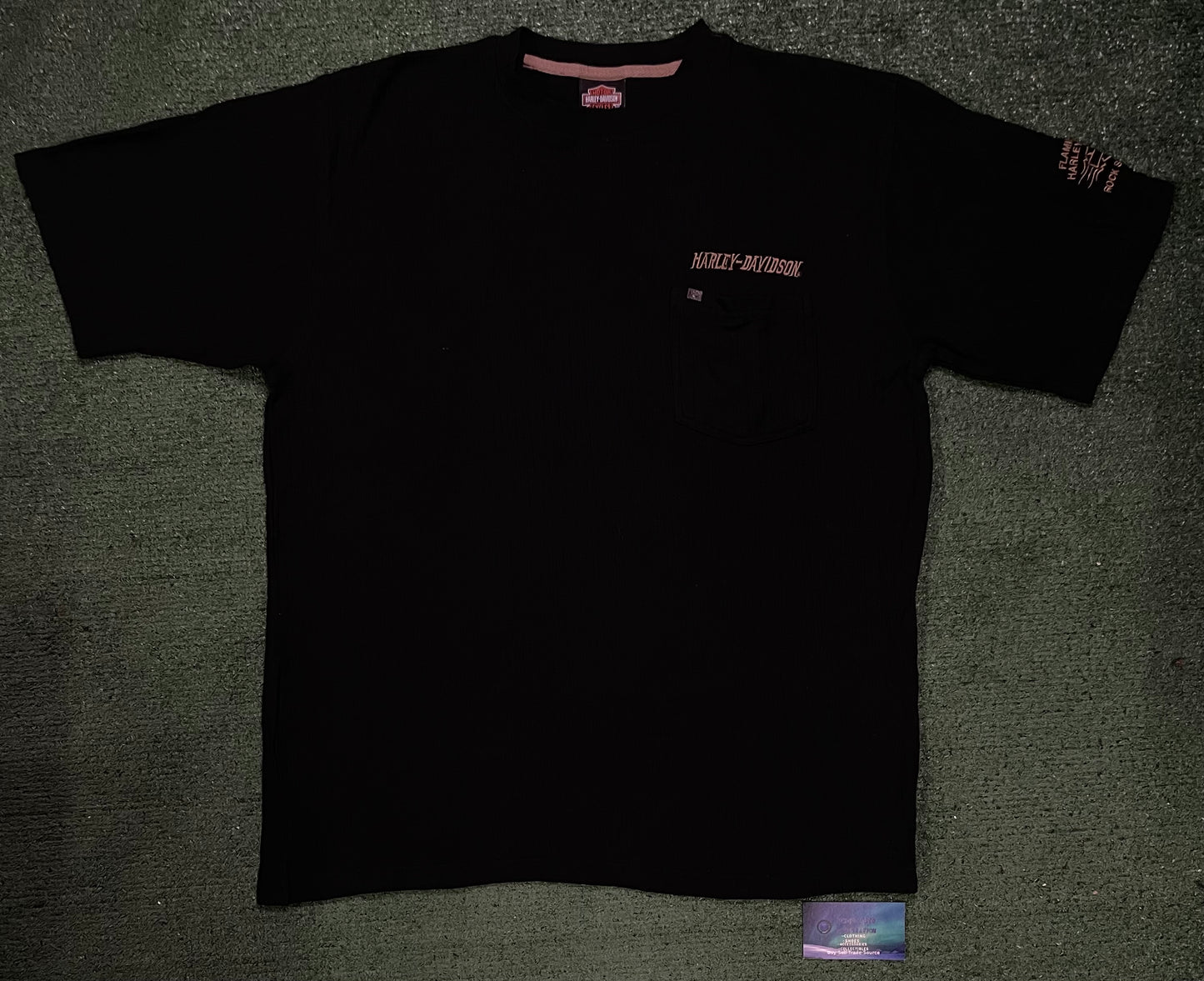 Vintage Harley Davidson Wyoming embroidered tee