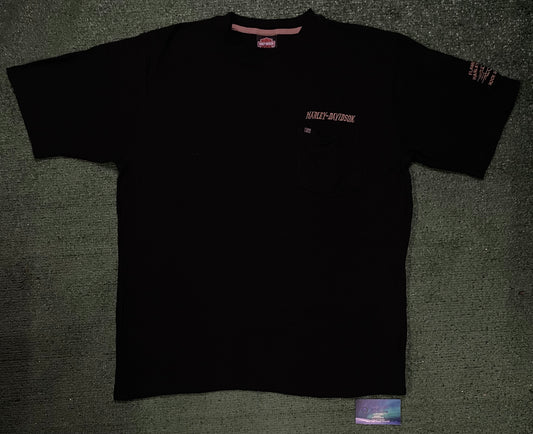Vintage Harley Davidson Wyoming embroidered tee