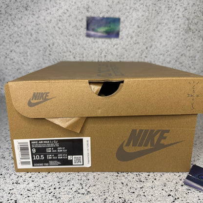 Nike Air Max 1 Travis Scott Saturn Gold 9 Men/10.5 Women “Preowned”