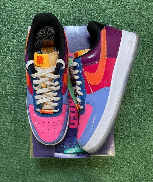 Nike X undefeated Air Force 1 low total orange size 8.5men/10women