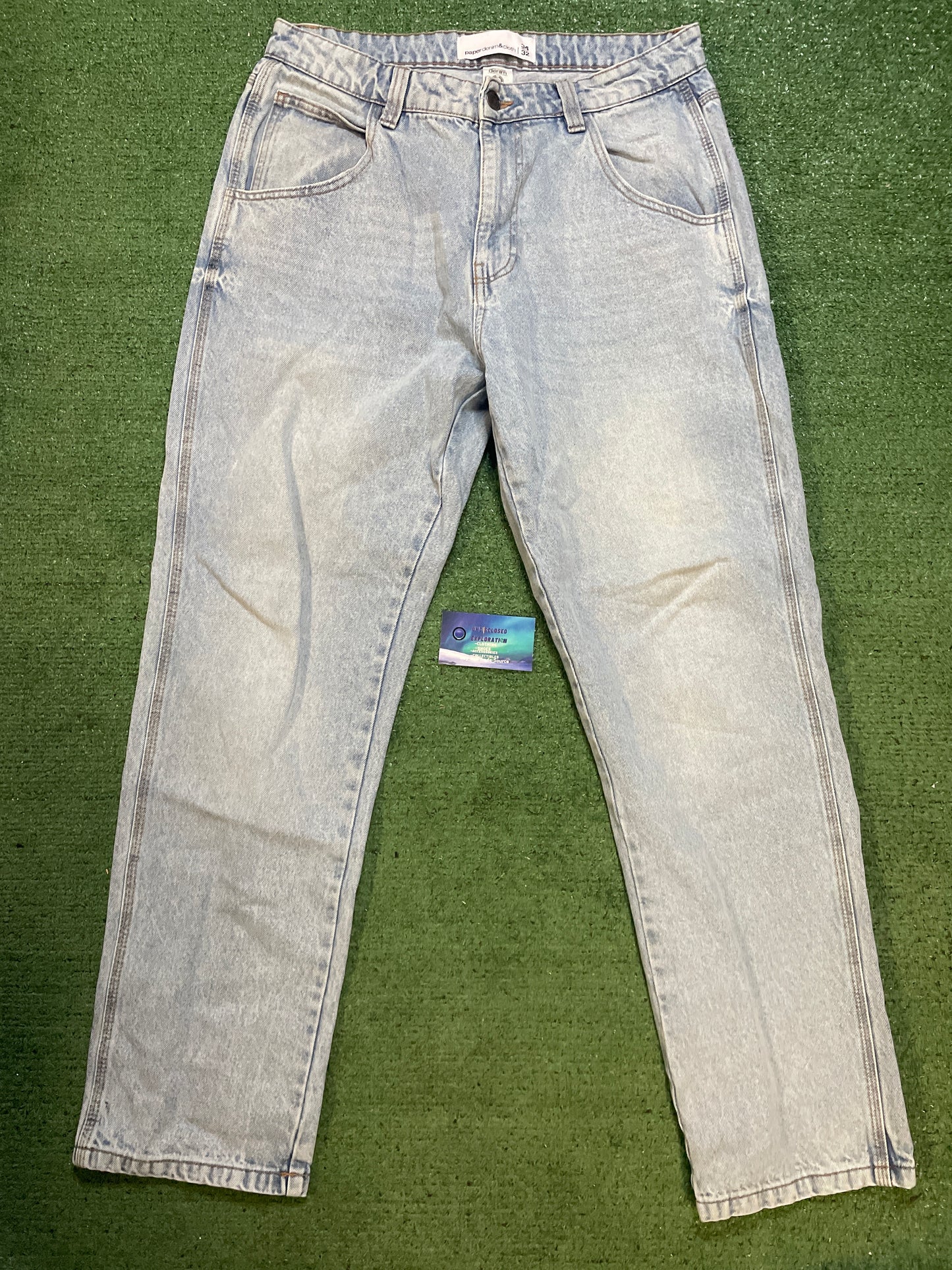 Paper denim & cloth light wash jeans