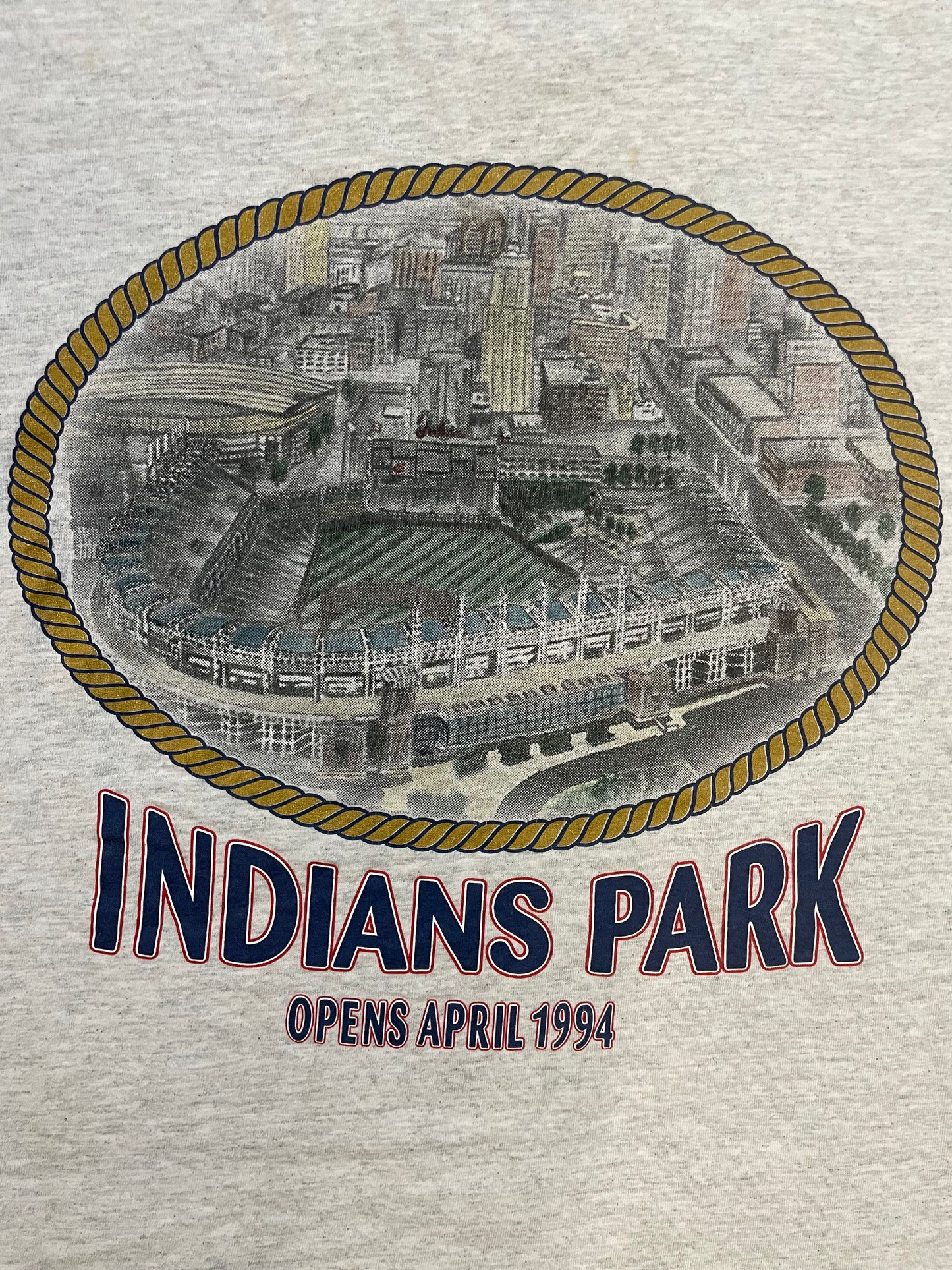 Vintage 1990s Cleveland Stadium MLB tee