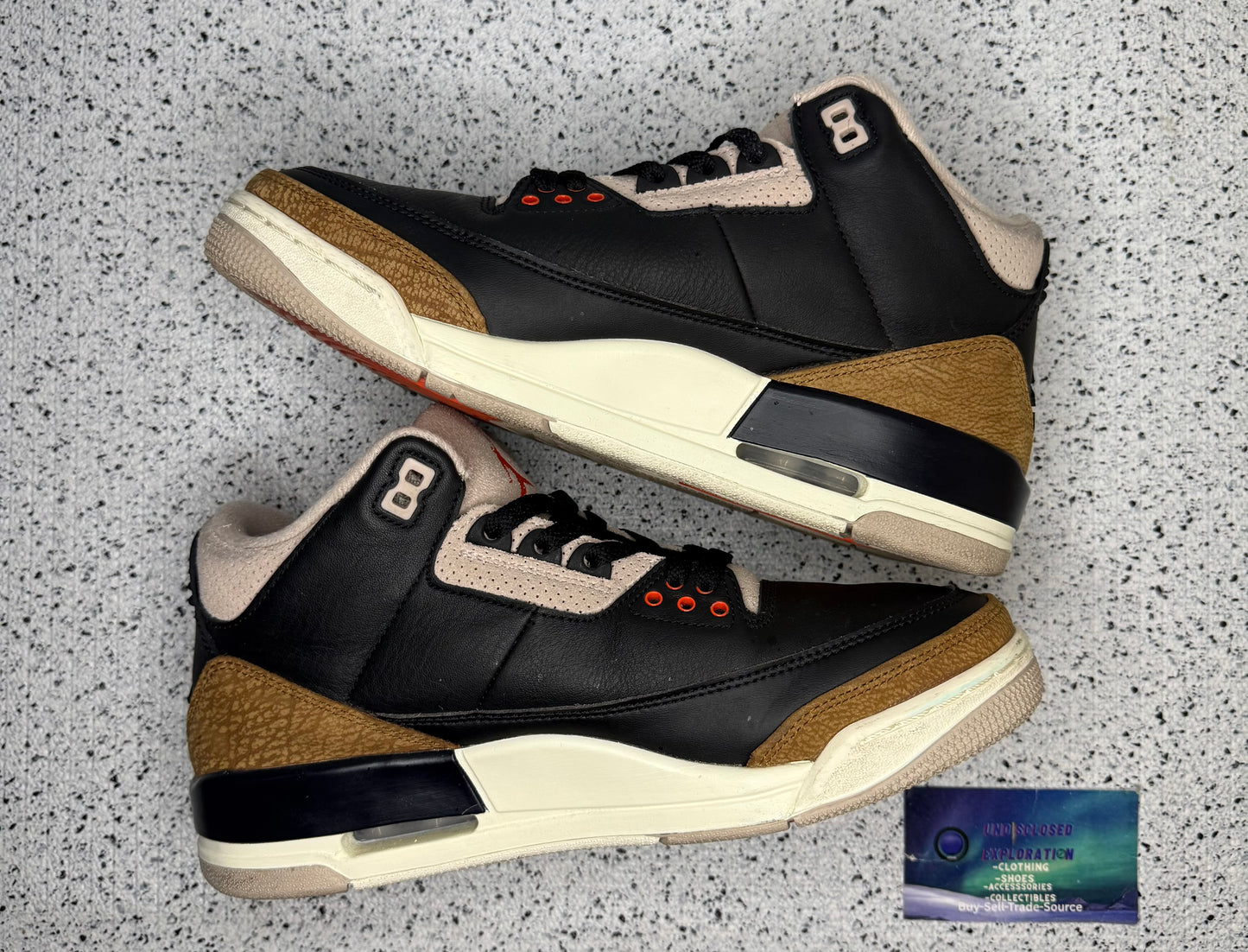 Jordan 3 Desert Elephant 8.5 Men/10 Women “Preowned”