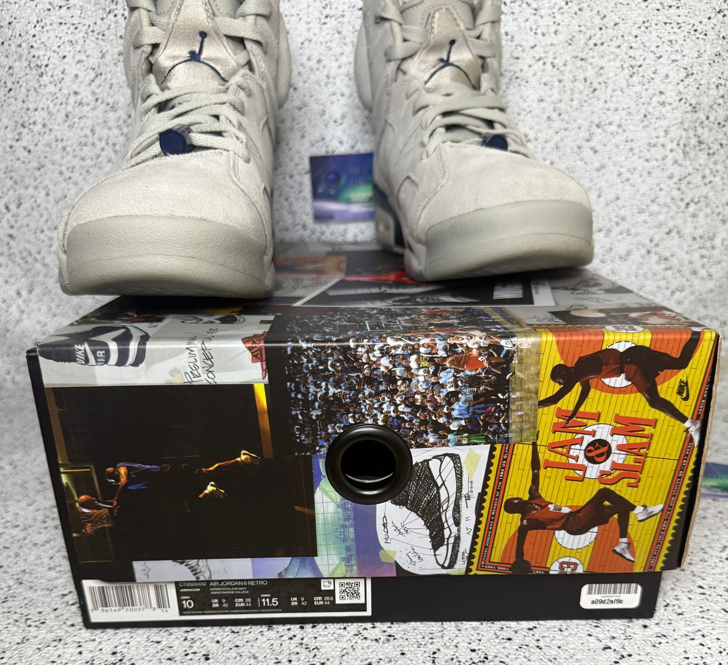 Jordan 6 Georgetown 10 Men/11.5 Women “Preowned”