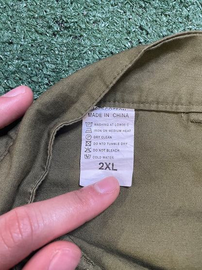 The North Face green olive shorts