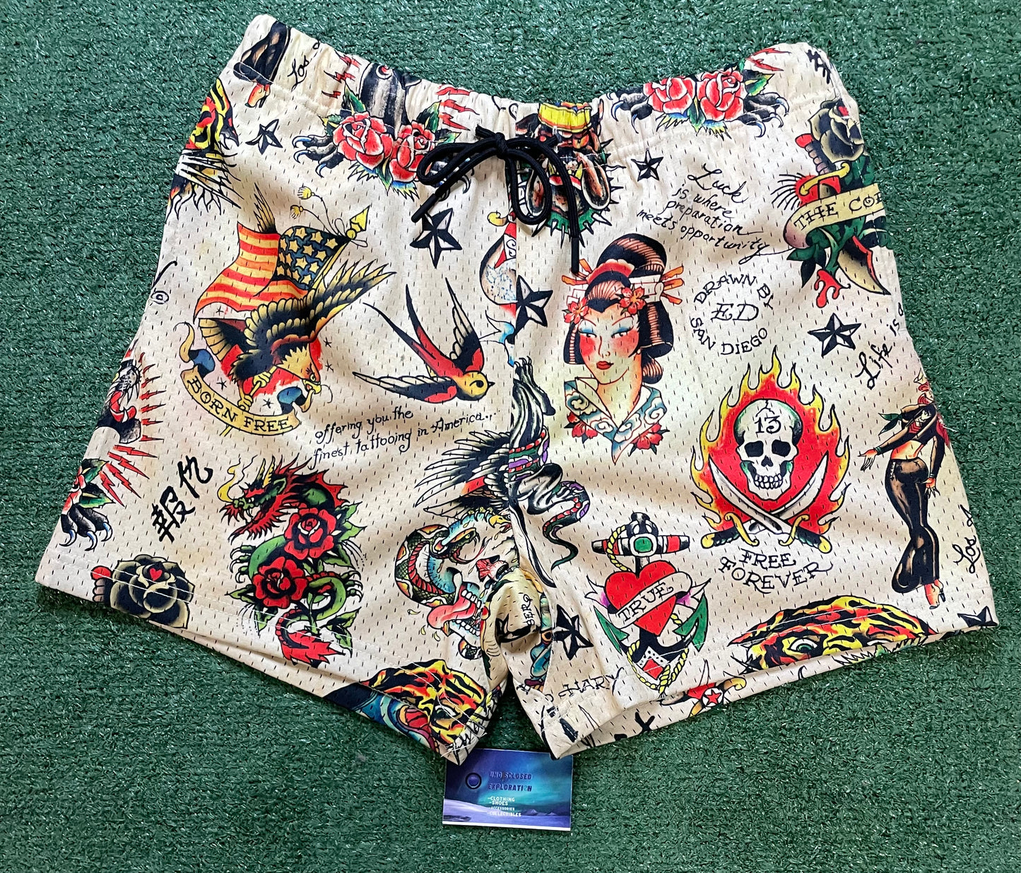 Ed Hardy flashboard shorts