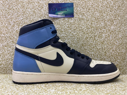 Jordan 1 Obsidian 10 Men/11.5 Women “Preowned”