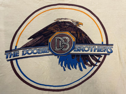 Vintage 1970s The Doobie Brothers yellow tee