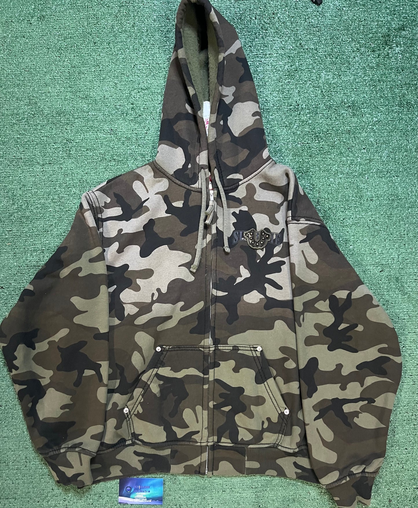 Supreme X true religion camo hoodie