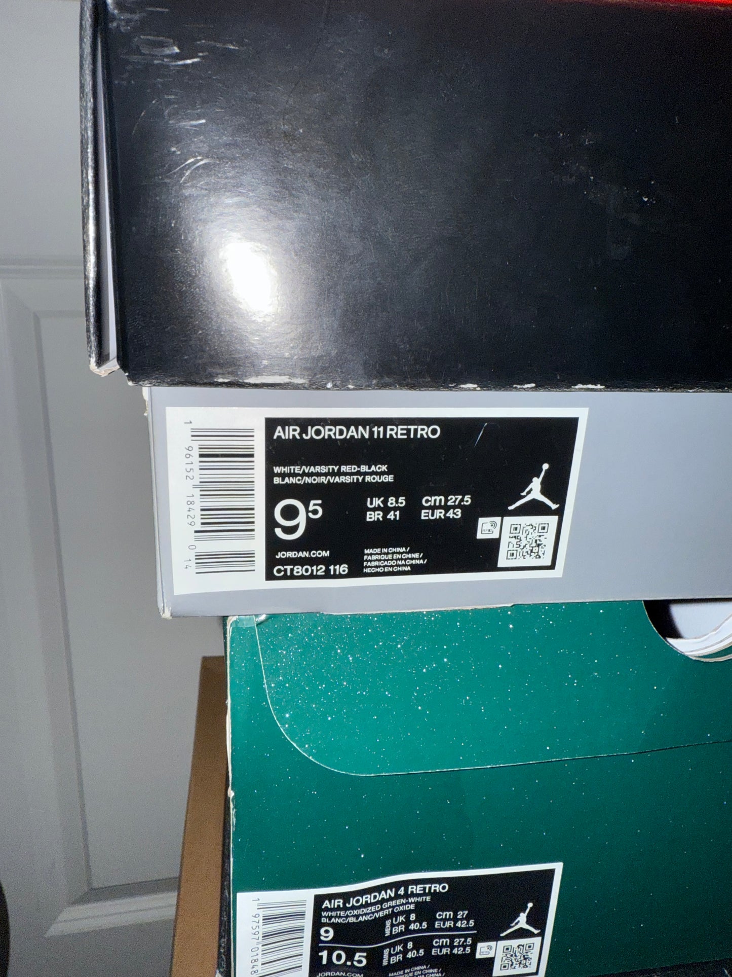 Jordan 11 Cherry 9.5 Men/11 Women “Preowned”