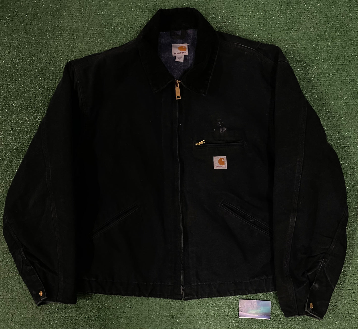 Vintage Carhartt black Detroit jacket