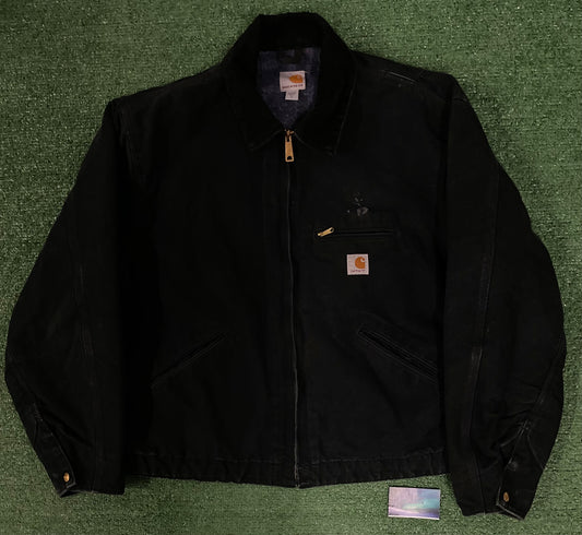 Vintage Carhartt black Detroit jacket