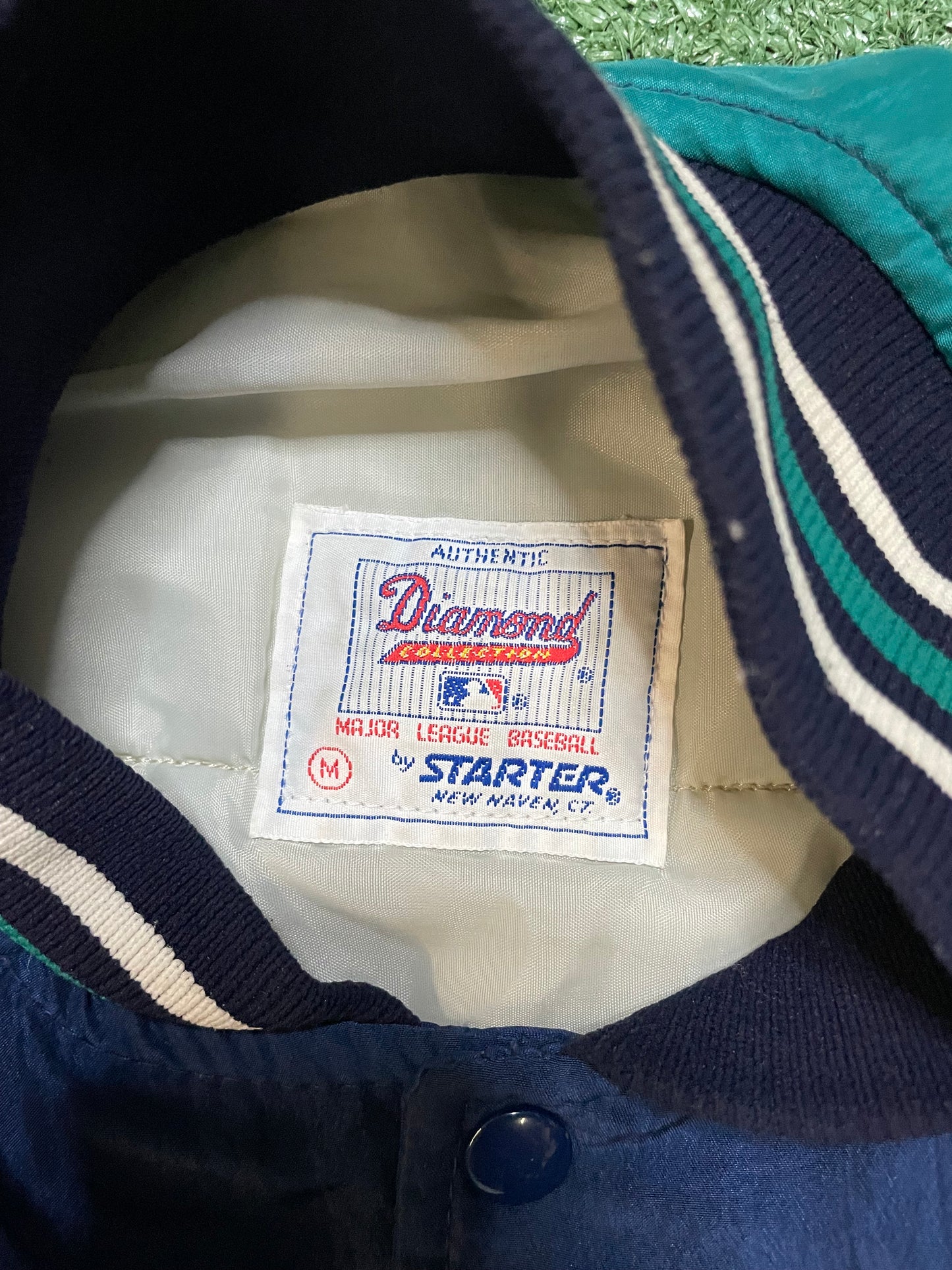 Vintage 1990s Seattle Mariners diamond starter jacket