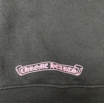 Chrome hearts matty boy black and pink hoodie