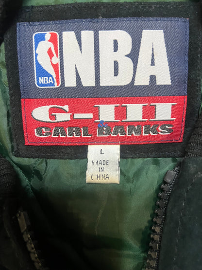 Vintage 1990s Seattle Sonics Suede embroidered jacket