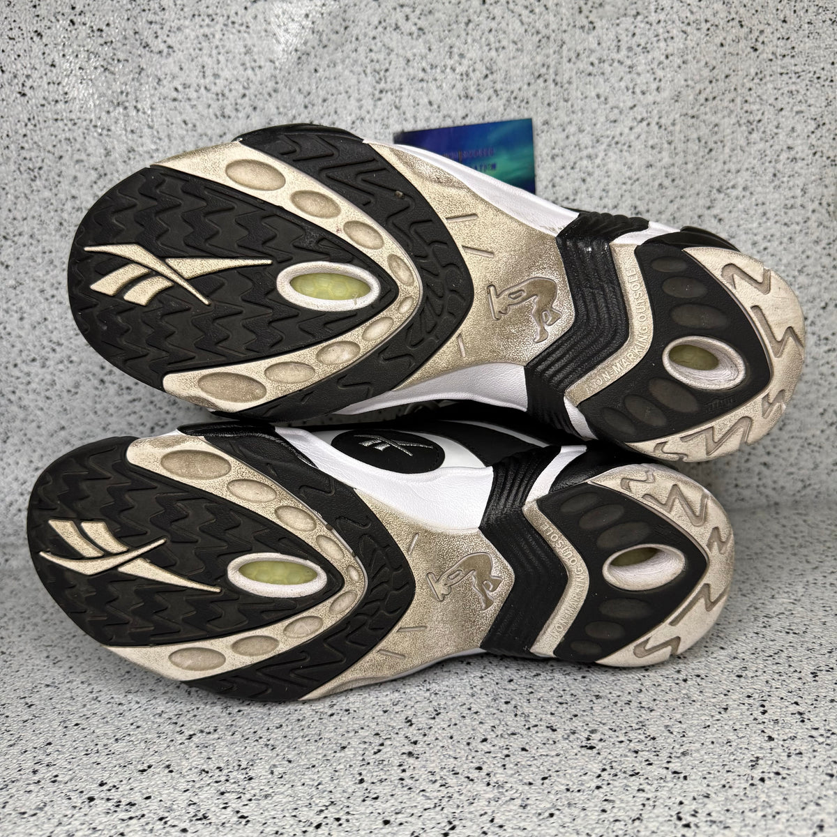 Reebok Shaqnosis Black White 10.5 Men “Preowned”
