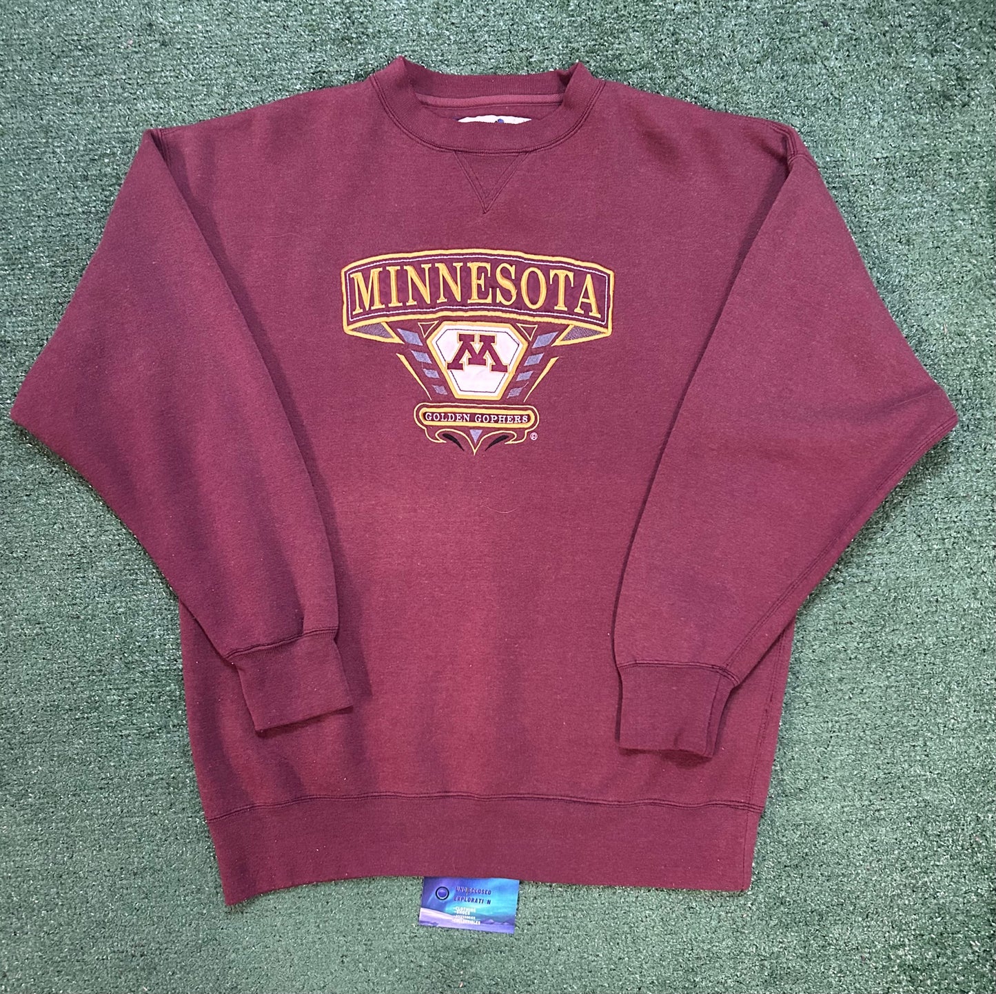 Vintage 1990s university of  Minnesota golden gophers crewneck
