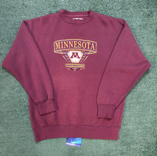 Vintage 1990s university of  Minnesota golden gophers crewneck