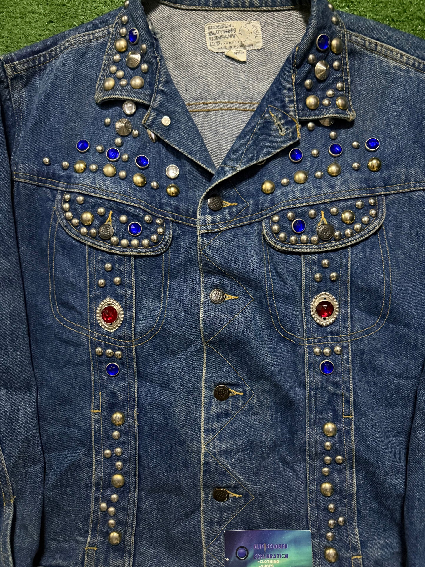 Vintage Bedazzled Jean Jacket