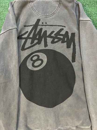Stussy 8 ball grey hoodie