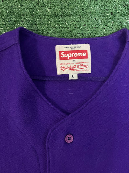 Supreme x Hennessy x Mitchell ness 2006 baseball jersey