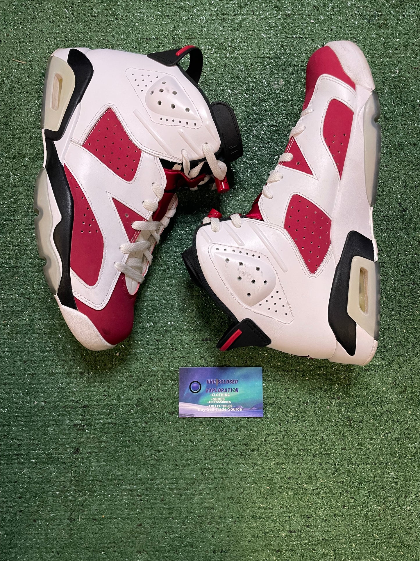 Jordan 6 carmine 2014 size 10.5men/12women