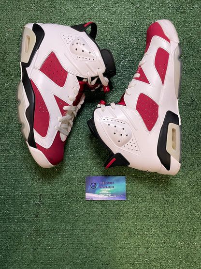 Jordan 6 carmine 2014 size 10.5men/12women