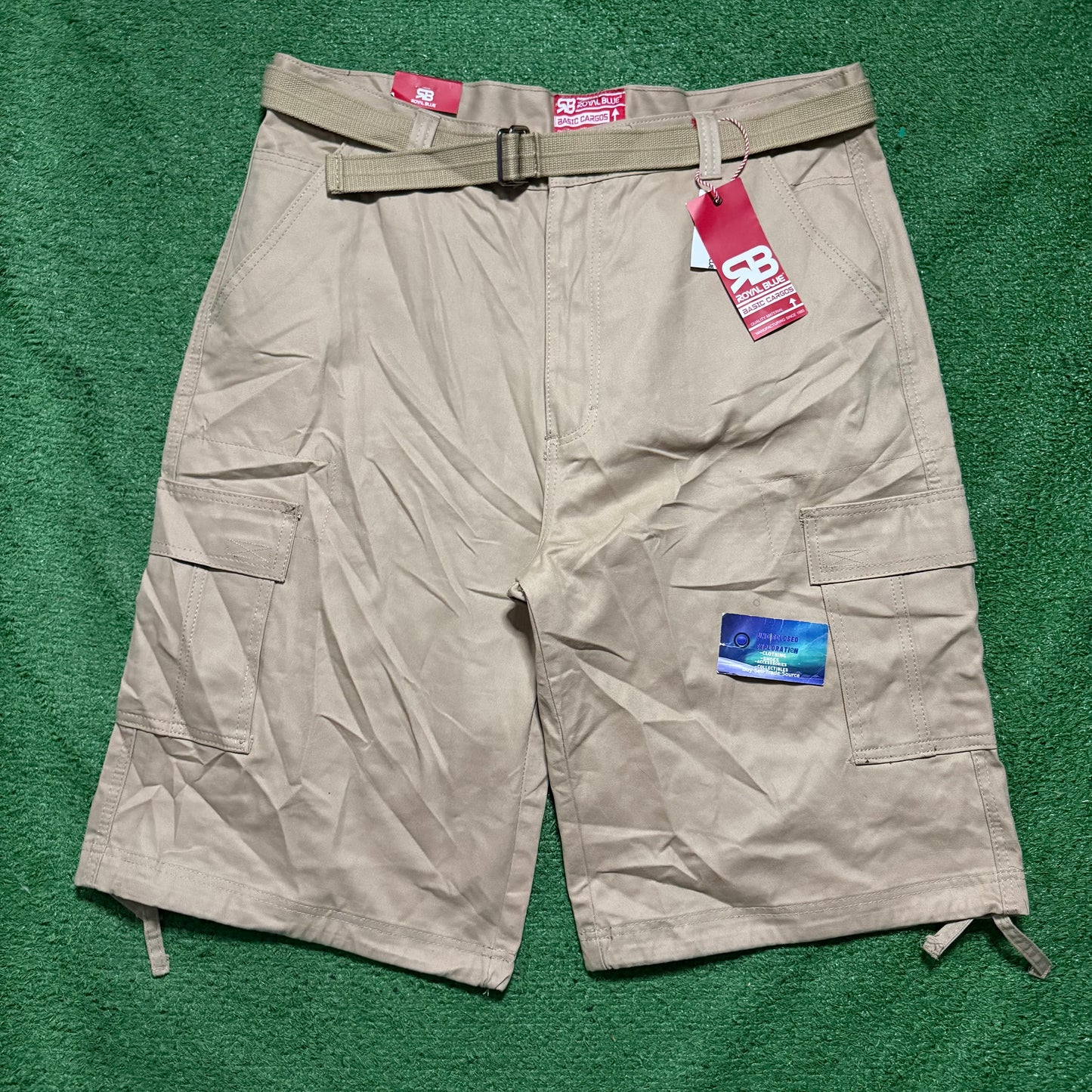 Vintage Royal Blue Cargo Shorts