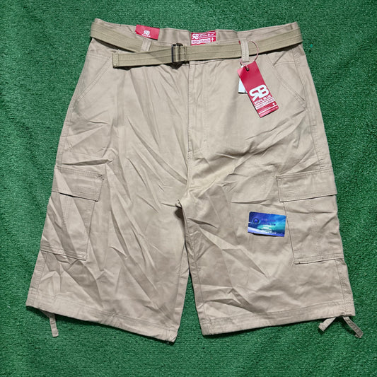 Vintage Royal Blue Cargo Shorts