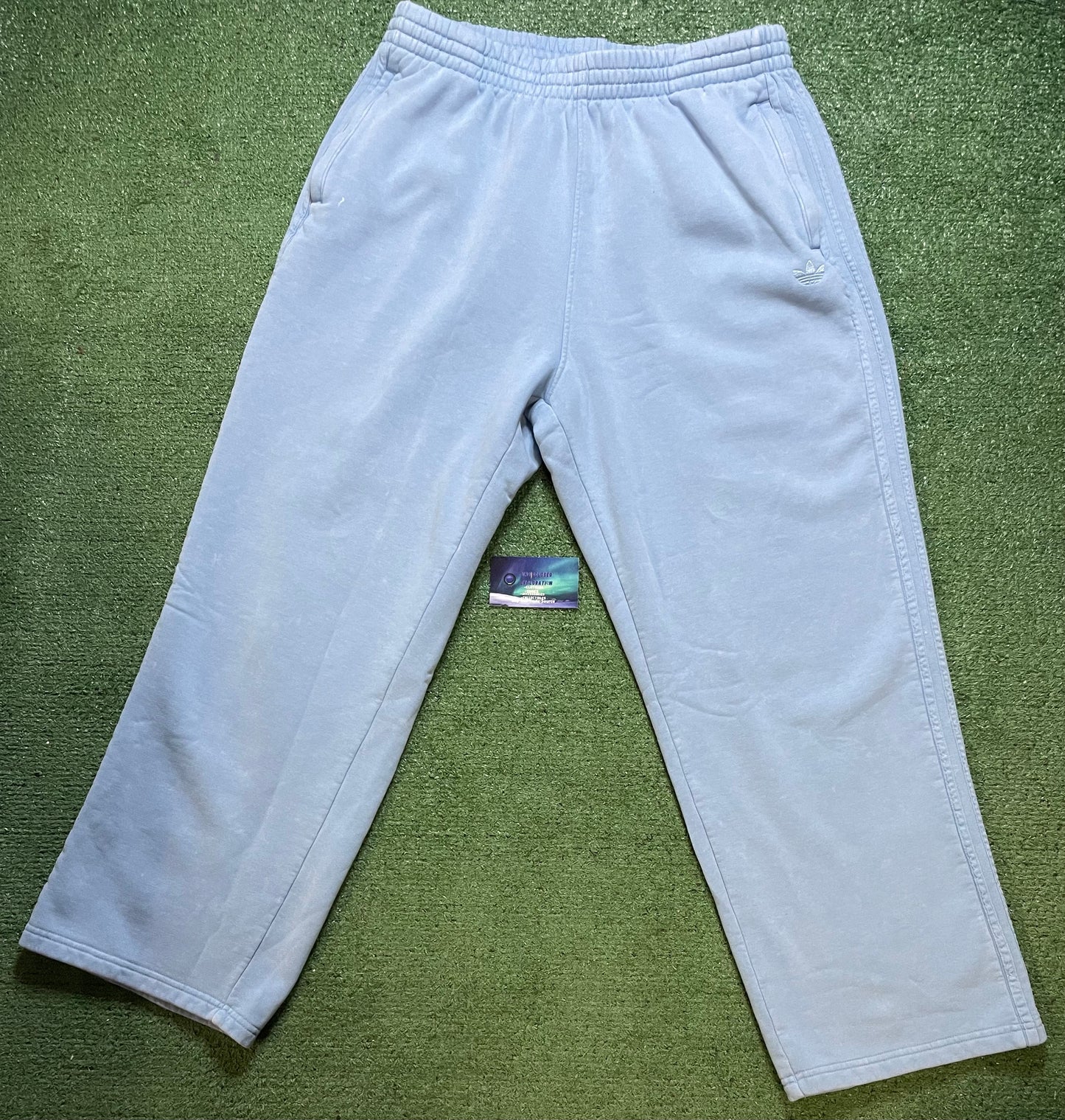 Adidas light blue sweatsuit