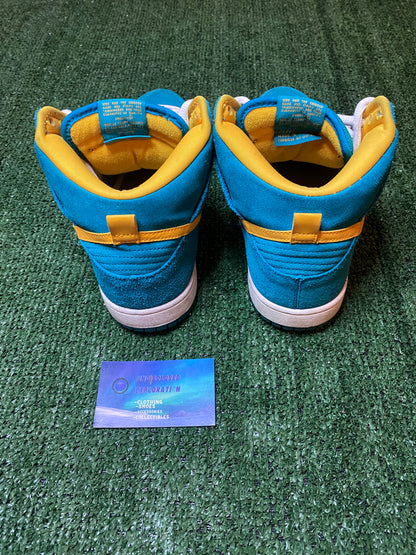 Nike SB Dunk High Pro Tropical Teal size 9.5men/11women