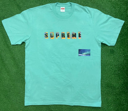 Supreme Stencil Tee Teal