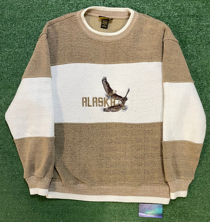 Vintage 1990s Alaska Nature eagle crewneck
