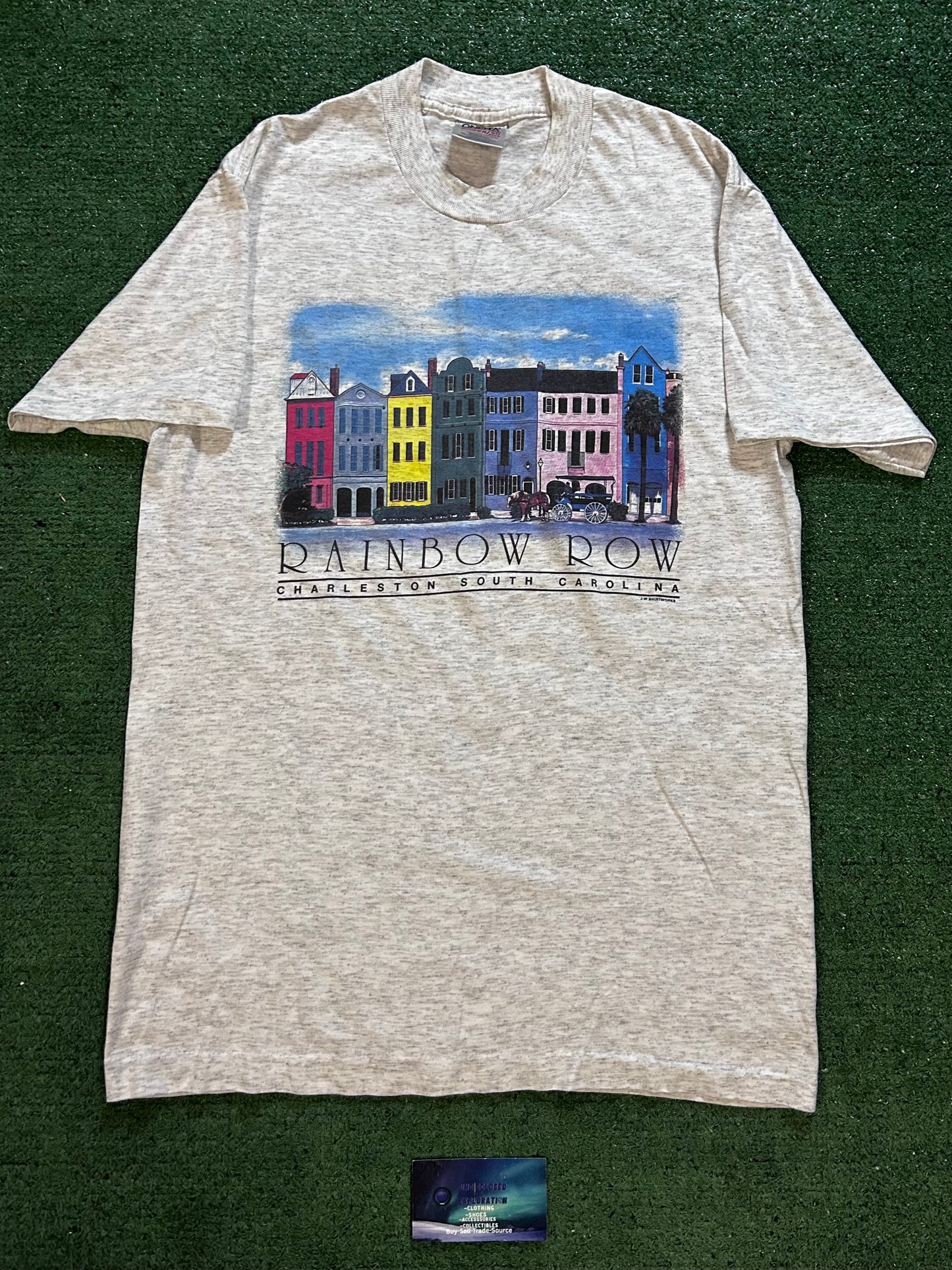 Vintage 1990s Rainbow Row South Carolina tee