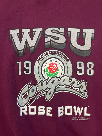 Vintage 1998 Rose bowl  PAC 10 champions WSU Washington state university crewneck