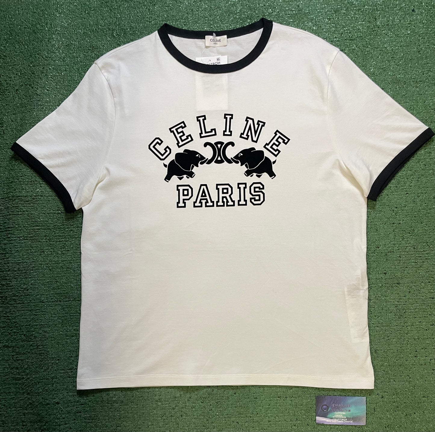 Celine flocked elephant tee