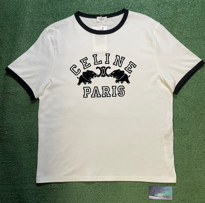Celine flocked elephant tee